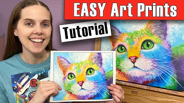 How to Make Art Prints of Your Paintings (for Beginners)