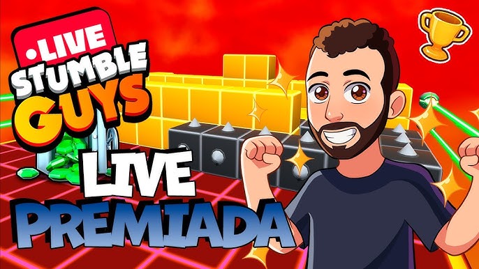 Stumble Guys AO VIVO jogando com inscritos no  - LIVE 19 