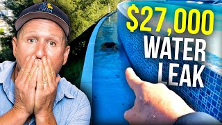 MASSIVE WATER LEAK!! $27,000 water bill...