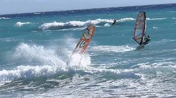 Forward loop windsurfing