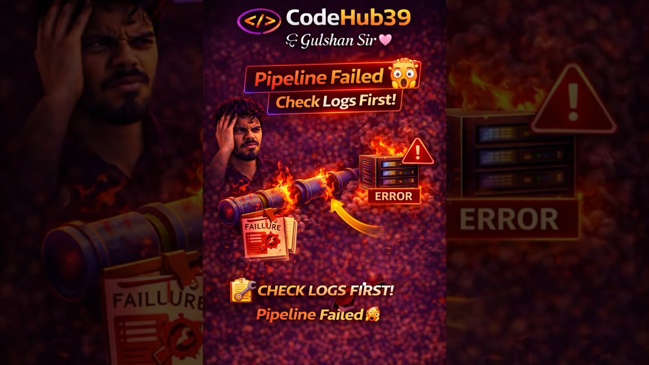 Pipeline Failed? Do This First! 😱🚨 | DevOps CI/CD Trick #shorts #devops #cicd #sre