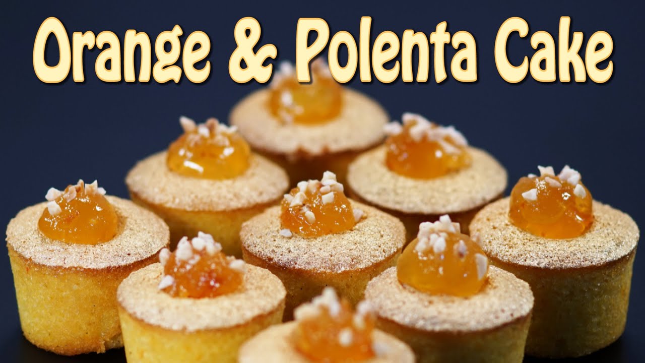 Orange and Polenta Cake (Made with No Flour) Yes, this is Gluten-Free and Super Moist !!!