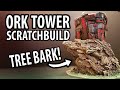 Ork Outpost on Cliff - Warhammer 40k Terrain Build