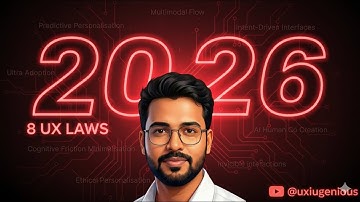 8 UX Laws for 2026 You MUST Know | Future of UX UI + AI Design