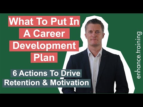 What to Put Into a Career Development Plan