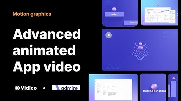App Animation for Admire: Seamless onboarding & UI showcase