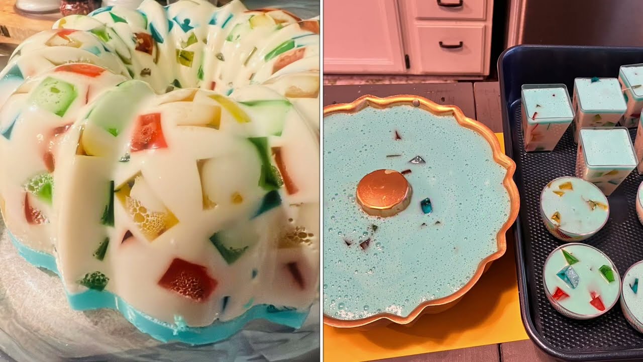 ‼️ hoy preparé una rica# gelatina￼ Mosaico.#:}#Deliciosa y fácil de preparar:}🎉