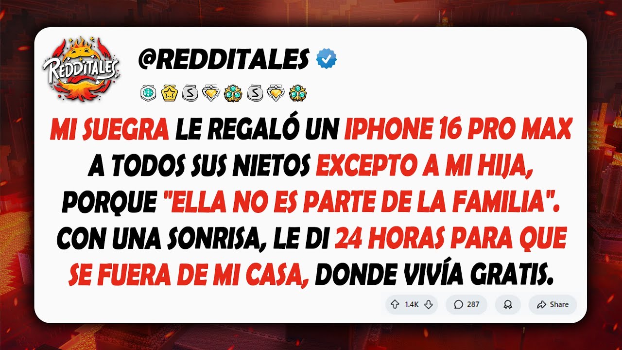 Mi suegra le regaló un iPhone 16 Pro Max a todos sus nietos excepto a mi hija...
