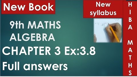 9th maths chapter 3 exercise 3.8 full answers tn samacheer hiba maths