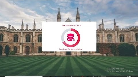 Système De Gestion De Stock Avec C#.Net and SQL Server Partie 2