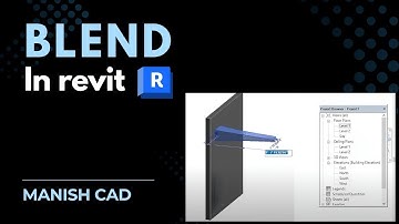 Don’t Miss This! 😲 Blend Tool in Revit for Complex 3D Models | MANISH CAD