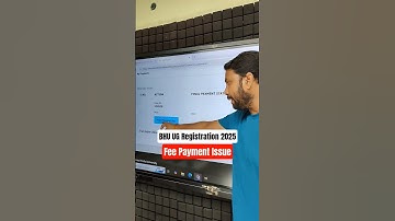 BHU User Registration Fees payment issue #cuet2025