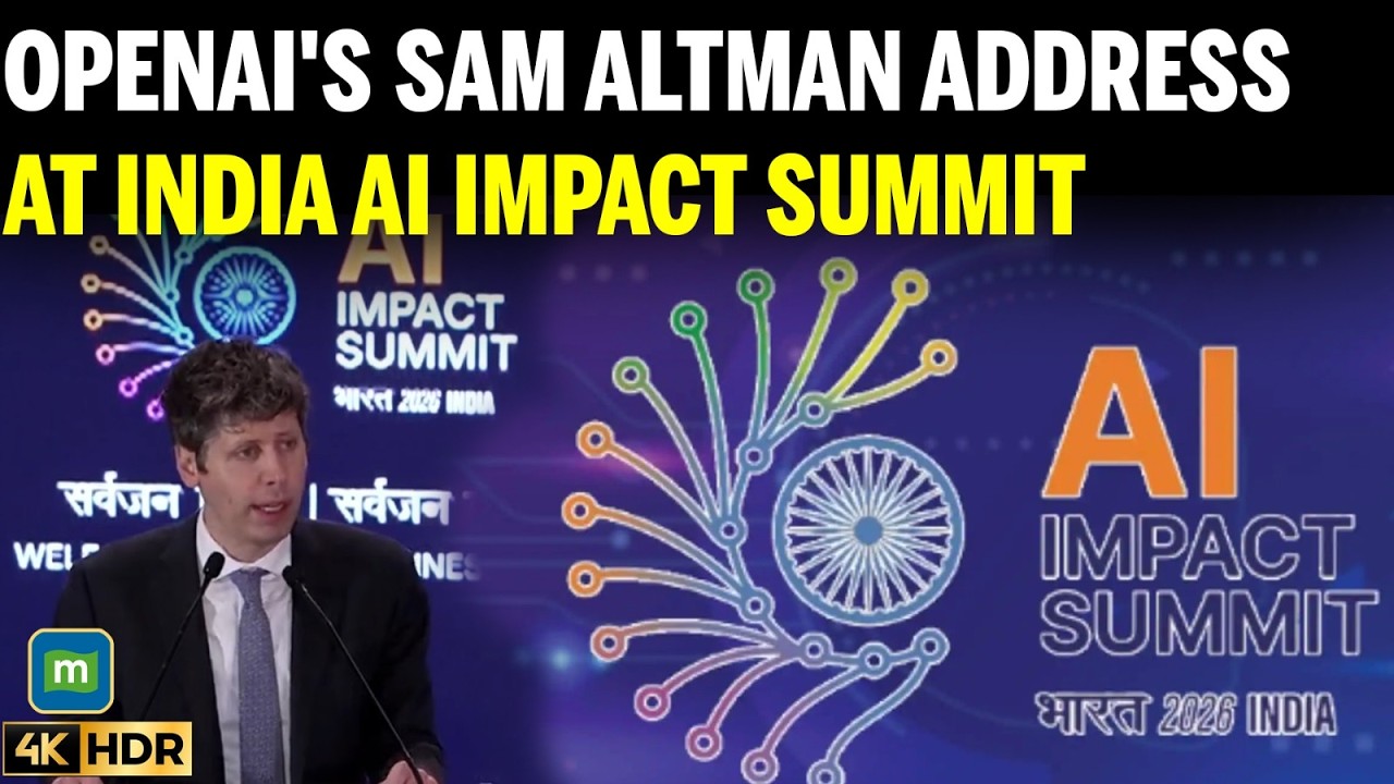 Sam Altman LIVE at India AI Impact Summit | Bharat Mandapam | With Narendra Modi