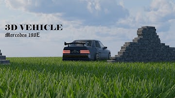 Mercedes-Benz 190E - 3D vehicle 2025