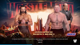 WWE 2K24 - Drew McIntyre vs. Brock Lesnar | Extreme Rules Championship