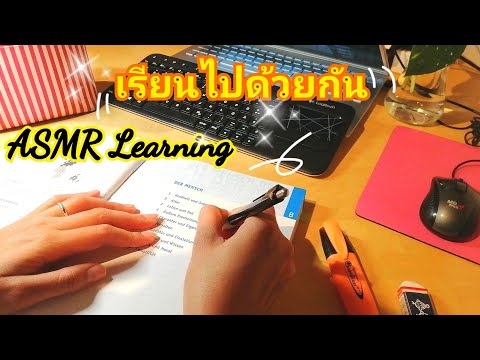 ASMR Learning Sound เรียนไปด้วยกัน| BeeBee ASMR
