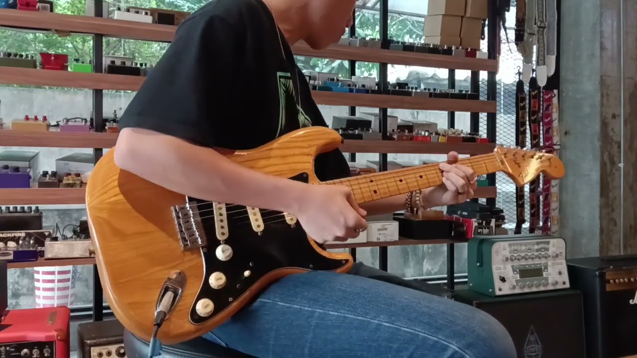 Fender Stratocaster 1975 Ash hardtail all original 