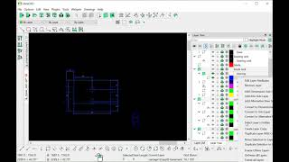 Famous LibreCAD layers tree Profile