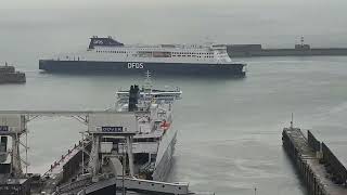 Dfds Ferry Cote Dopale Maiden Arrival