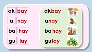 Pagsasanay sa Pagbasa || Mga salitang nagtatapos sa 'ay' 'aw' at 'oy' | Diptonggo || Filipino Grade1