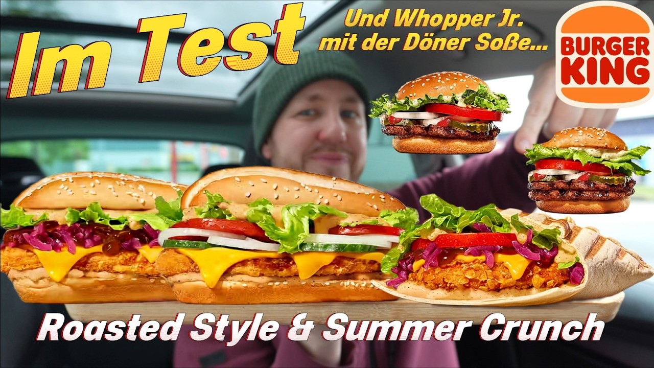 Burger King: Long Chicken Roasted Style & Summer Crunch + Roasted Crispy  Chicken Tortilla im Test