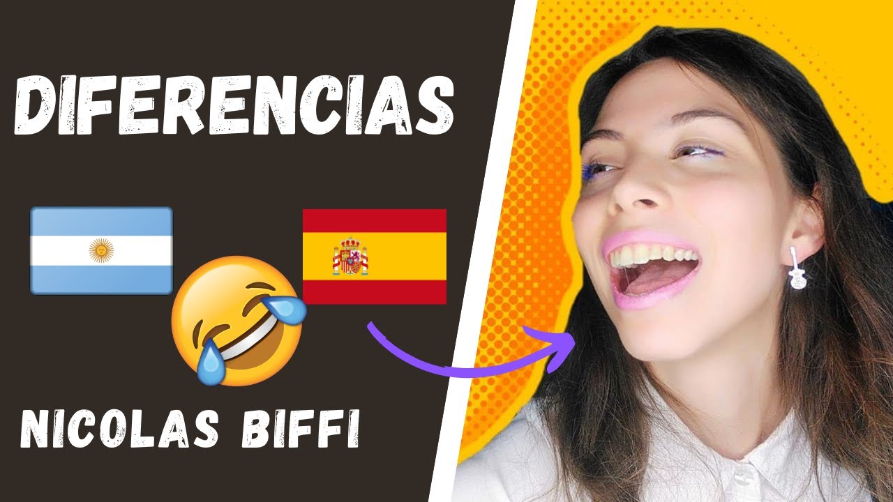 Española reacciona - Diferencias ESPAÑOLES y ARGENTINOS PARTE 1🤣 Monologo de Nicolas Biffi !!