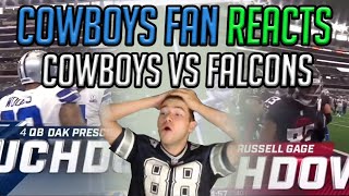 OMG!! COWBOYS FAN REACTS TO COWBOYS VS FALCONS WEEK 2! HOW DID WE WIN??? Cowboys Fan Reaction
