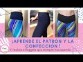 #45 COMO HACER LEGGINS/DAMA/LEVANTA COLA Y MOLDEADOR DE CINTURA (Patrón y Confección FÁCIL)