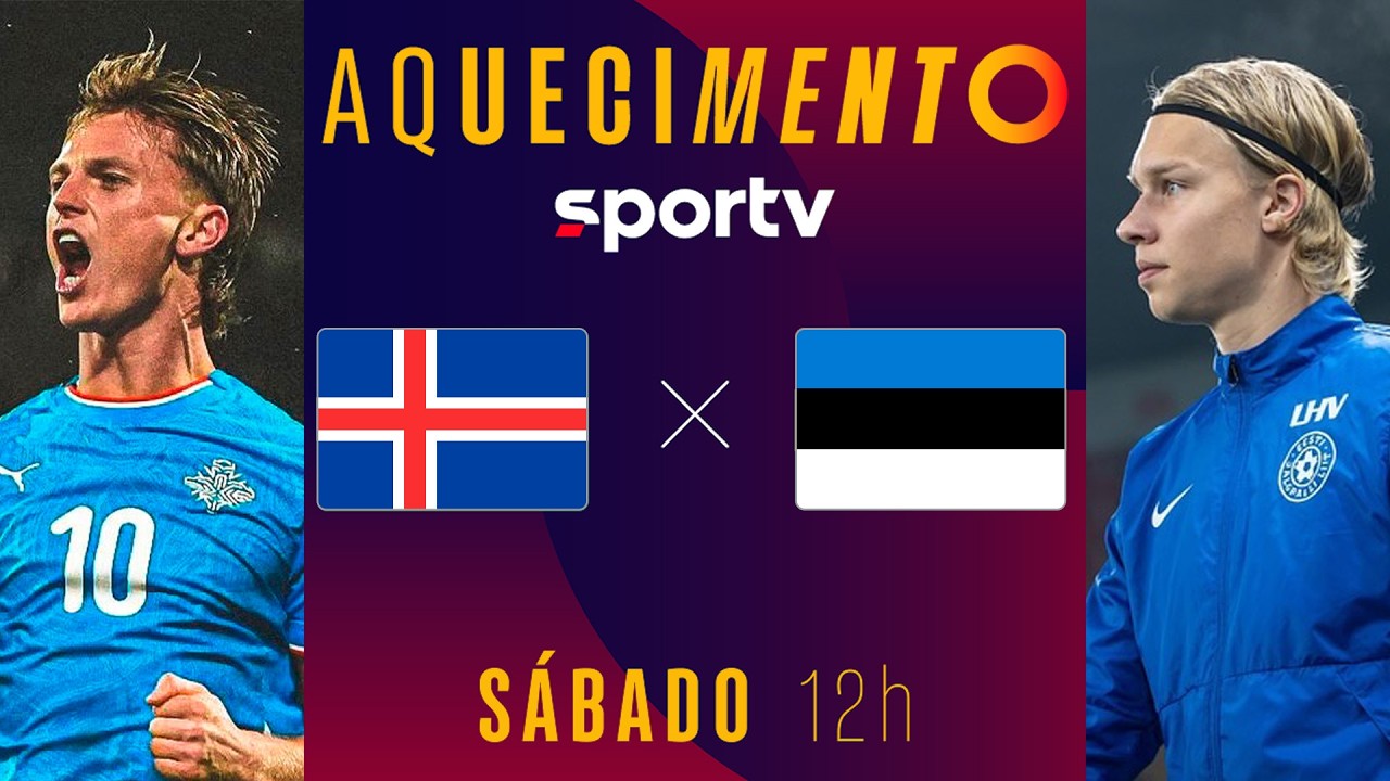 ISLÂNDIA X ESTÔNIA | AQUECIMENTO AO VIVO | LIGA DAS NAÇÕES DA UEFA | #live | sportv
