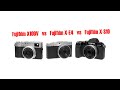 Обзор сравнение Fujifilm X100V vs Fujifilm X-E4 vs Fujifilm X-S10