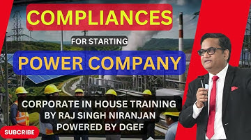 In-House Corporate Training On Energy Laws & Policy by Raj Singh Niranjan (Across India & World)
