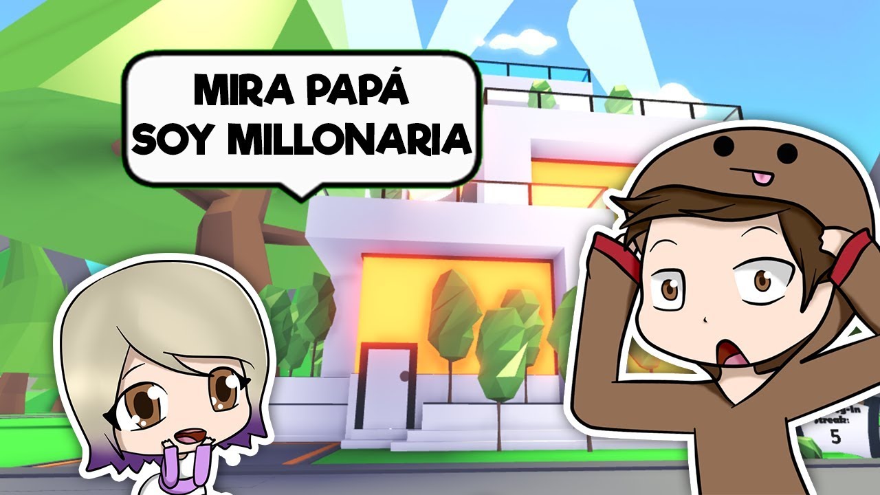 Bebé Se Convierte En Multimillonaria En Roblox - mom i want some chocolate roblox adopt me roleplay