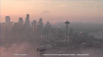 Seattle Sunrise with Fog - 10/1/2015