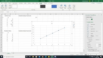 How To Calculate the Gradient of a Line in Excel Tutorial