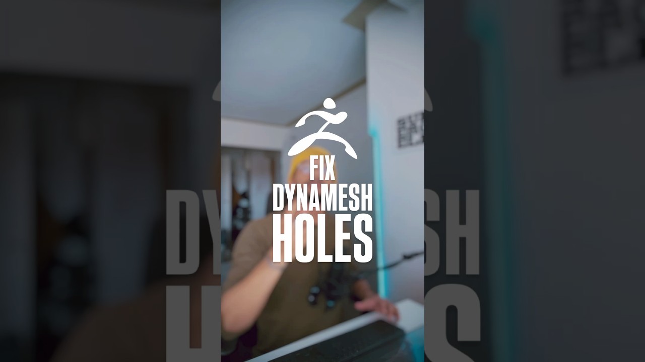How to Fix Dynamesh Holes in Zbrush?