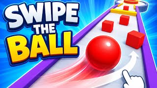 SWIPE THE BALL 🔥 Can You Beat This Impossible Level? | Satisfying Mobile Gameplay screenshot 5
