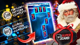 CHRISTMAS GLOBAL PATTERNS!! STOCKING QUEST SCREWJOB! | WWE SuperCard Season 7