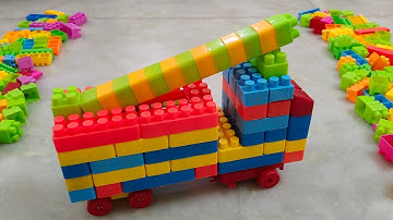 Satisfying DIY Fire truck/ASMR building blocks/block game lego block #asmr#asmrsounds#buildingblocks