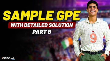 Sample GPE With Detailed Solution For SSB Interview - Part 8