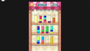 Water Sort Puzzle I Level 913 I  Facebook I SOLVED