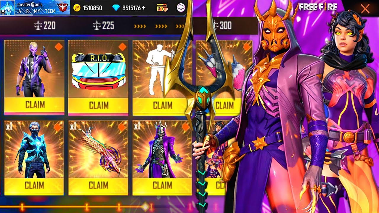 Buying 11000+ Diamonds, Old Rare Bundles, Max Evo Gun Skins & Mystery Shop Items On Subscriber ID