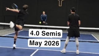 4.0 Men's Semifinals - Crazy Fight to 15 - Roman/Ronquillo vs Tracey/Snell