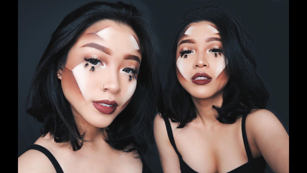 Geometric Makeup Tutorial Inspired by Divina Muse | Marcella Febrianne ...