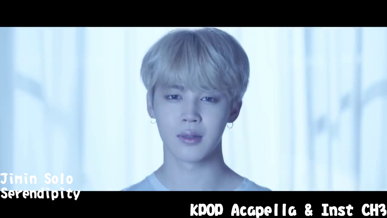 [Acapella] Jimin (지민 of BTS) - Serendipity (Full Length Edition) - YouTube