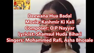 Download Lagu Deewana Hua Badal Lyrics Translation - Kashmir Ki Kali - Mohommed Rafi MP3 Download Lagu Deewana Hua Badal Lyrics Translation - Kashmir Ki Kali - Mohommed Rafi MP3