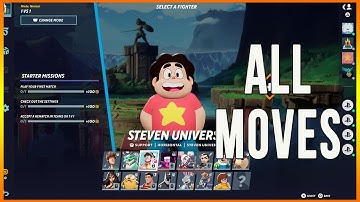 Multiversus Alpha- Steven Universe Move List