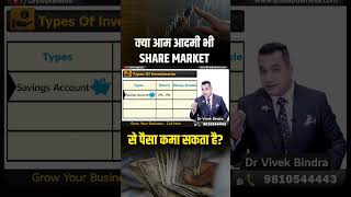 क्या आम आदमी भी Share Market से पैसा कमा सकता है? | Dr Vivek Bindra