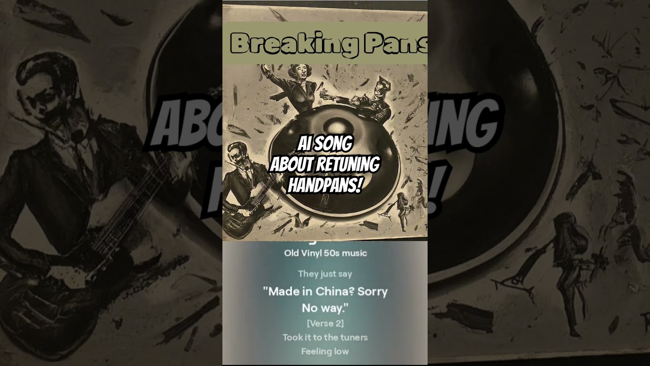 50s AI Handpan Song “Breaking Pan” % #handpan #ai #handpanlove