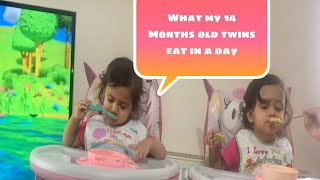 WHAT MY 14 MONTHS OLD TWINS BABY EAT IN A DAY!BABY MEAL IDEAS FOR 1 YEAR OLD by Diya’s and Riya’s World 5,695 views 2 years ago 9 minutes, 48 seconds