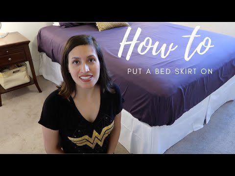 How To Put A Bed Skirt On